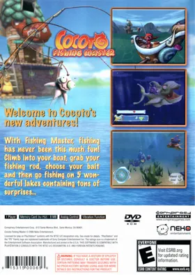 Cocoto Fishing Master box cover back